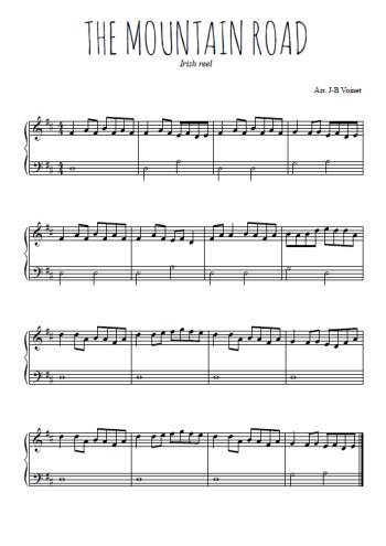 Téléchargez l'arrangement pour piano de la partition de The Mountain Road en PDF
